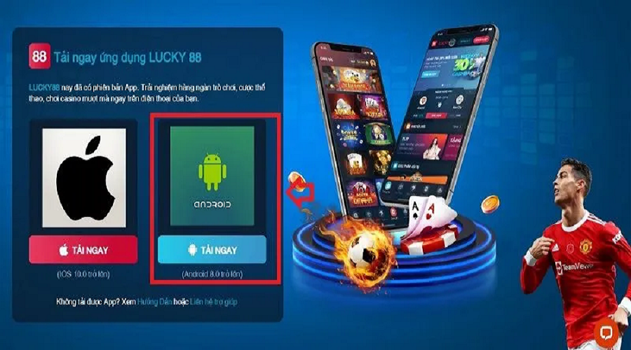 Các bước tải app Lucky88 cho Android đơn giản